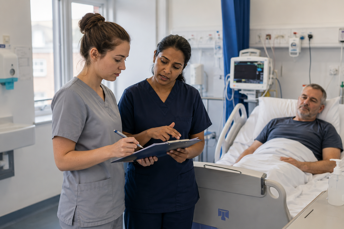 Student nurse escalating concerns about acute kidney injury and hyperkalaemia on a renal ward