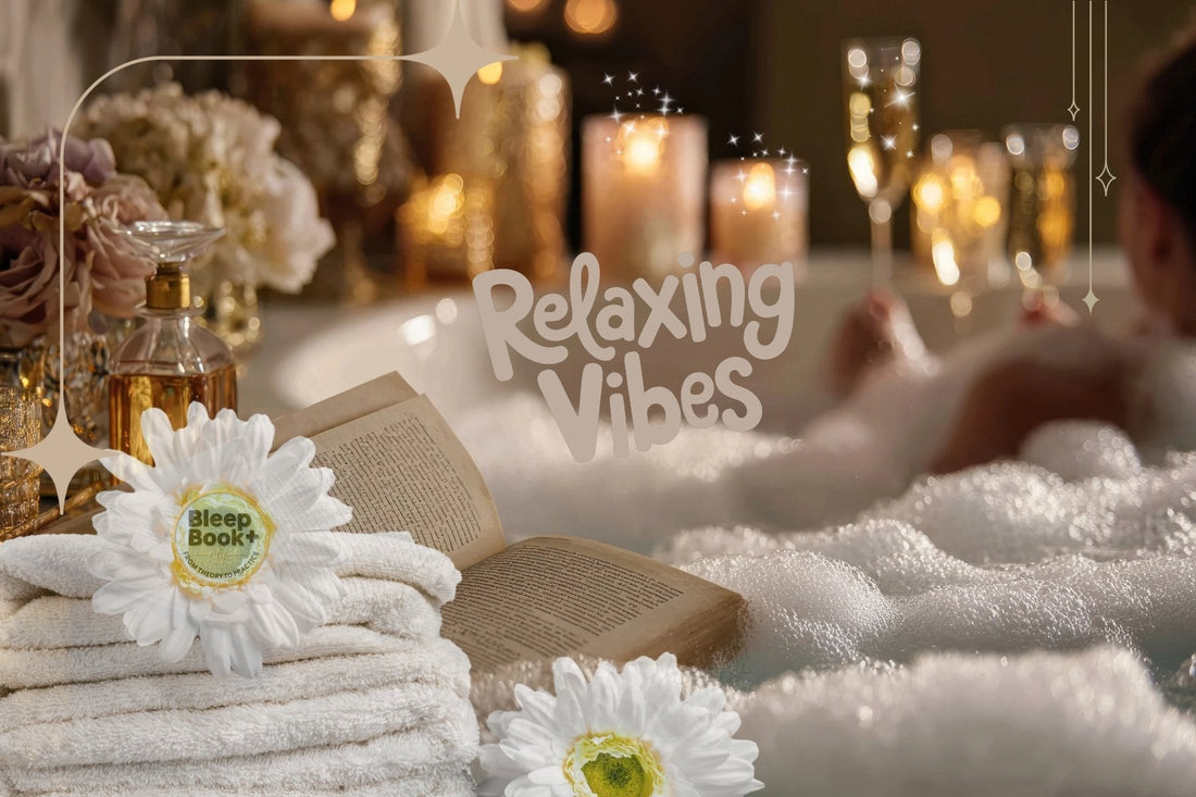 Relaxing evening bath, benefits of baths, reduce stress naturally, student nurse self-care.