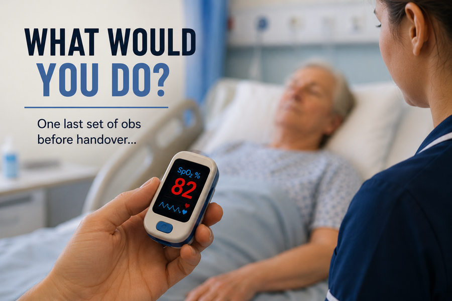 When SpO₂ Falls to 82%: A Respiratory Ward Scenario