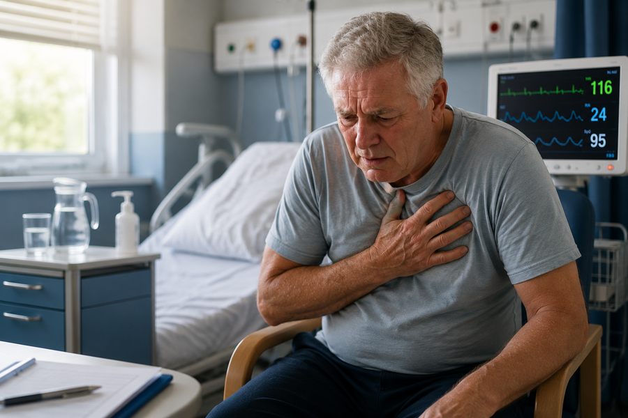 Chest Tightness on a Cardiac Ward: A NEWS2 Scenario