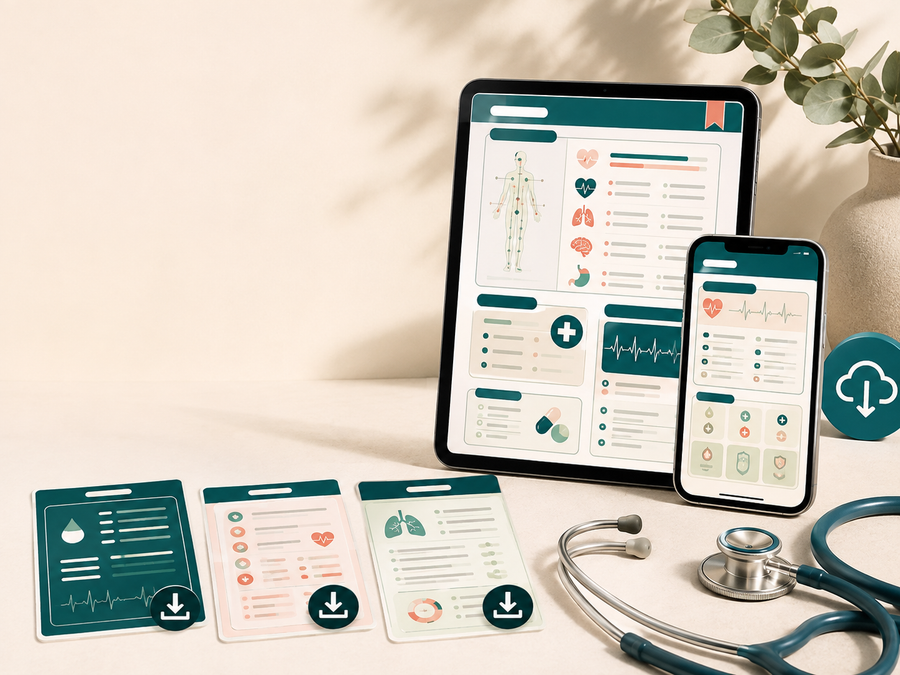 Digital nursing resources in the Bleepbook Freebie Vault