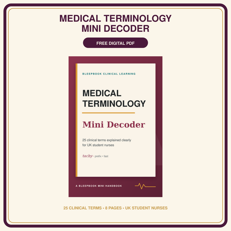 Free Medical Terminology Mini Guide