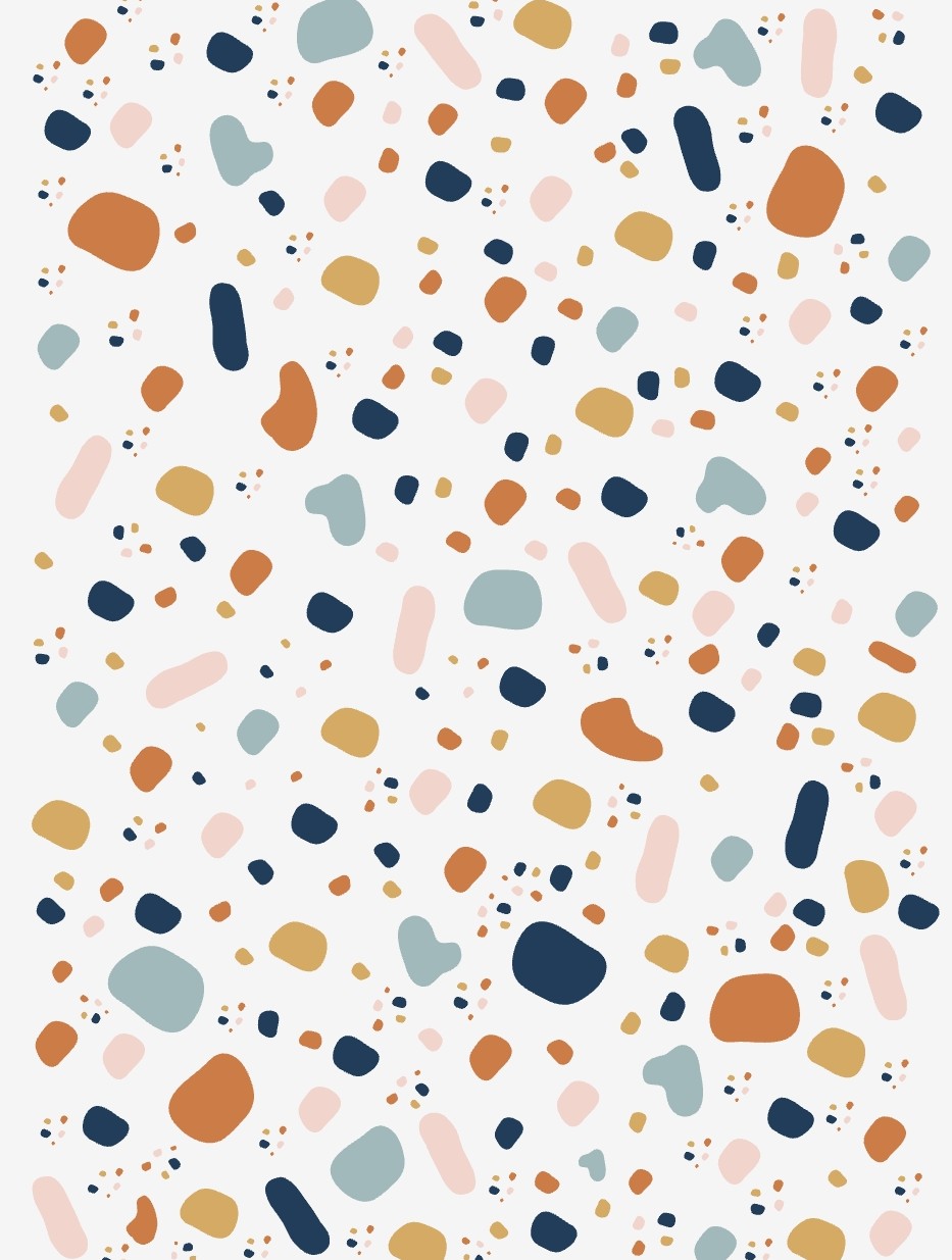 Colorful abstract pattern on a white background