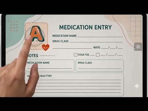 Interactive A–Z Medication Journal | Build Your Own